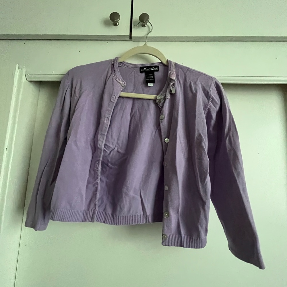Vintage Lilac Cardigan